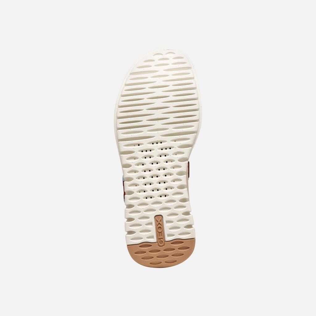 Sandales Femme FLEXTRIDE S WOMAN Blanc Cassé/Bleu Ciel Clair 7/7