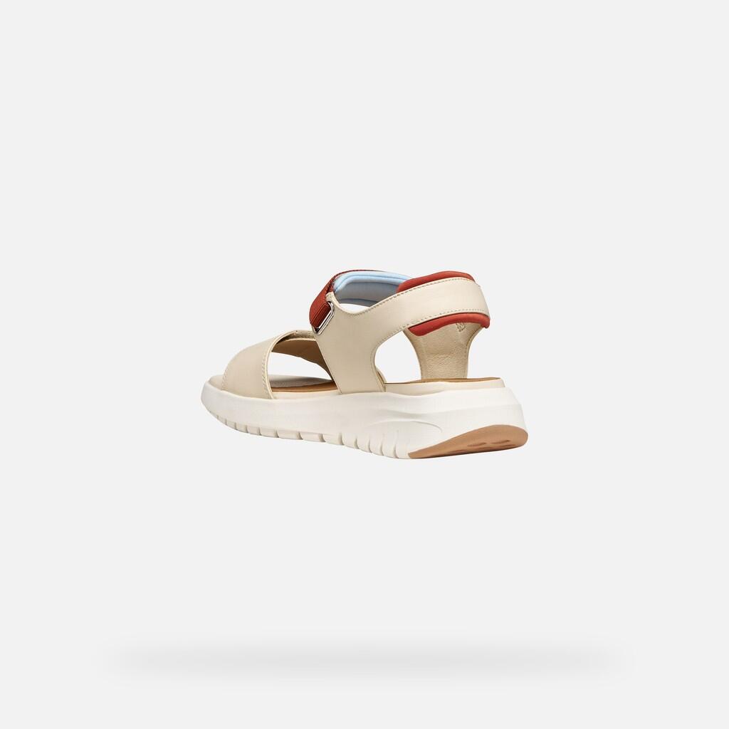 Sandales Femme FLEXTRIDE S WOMAN Blanc Cassé/Bleu Ciel Clair 4/7