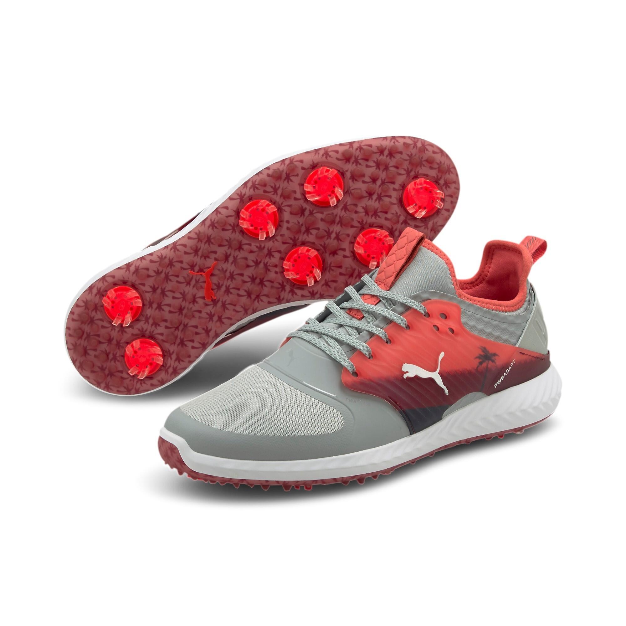 Zapatos Golf Puma Ignite Prradapt Caged Palms Hombre Gris 5/6