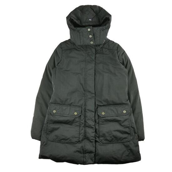 Herren Schwarzer Parka
