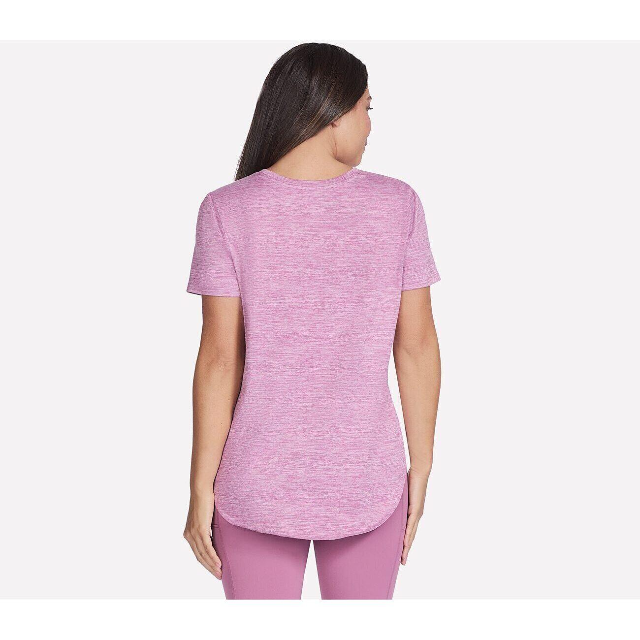 T-shirt Skechers GO DRI Swift Tunic Tee, Roze, Dames 2/4