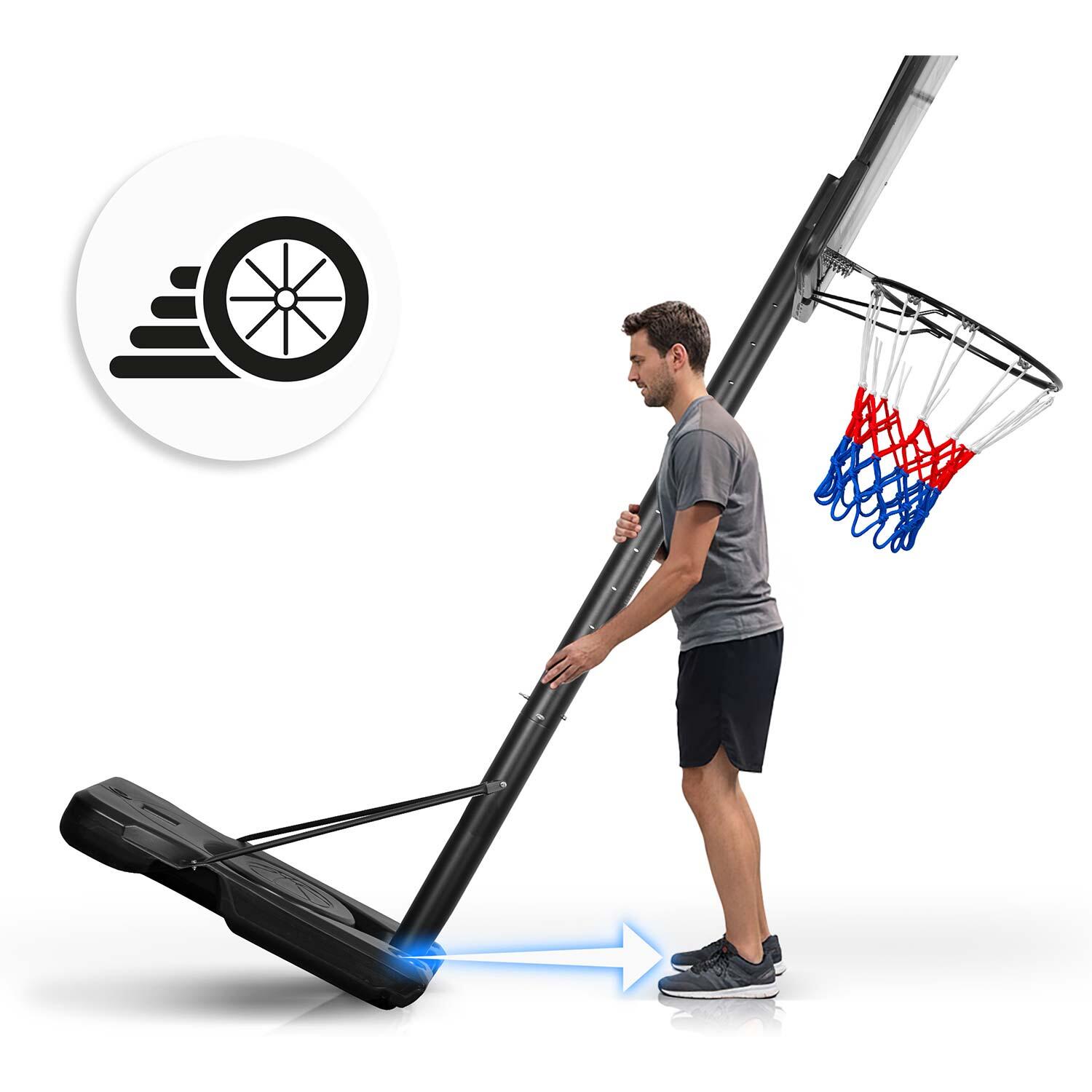 Kosz do koszykówki Neo-sport NS-282 regulowany 135-300 cm dla dzieci dorosłych 4/7