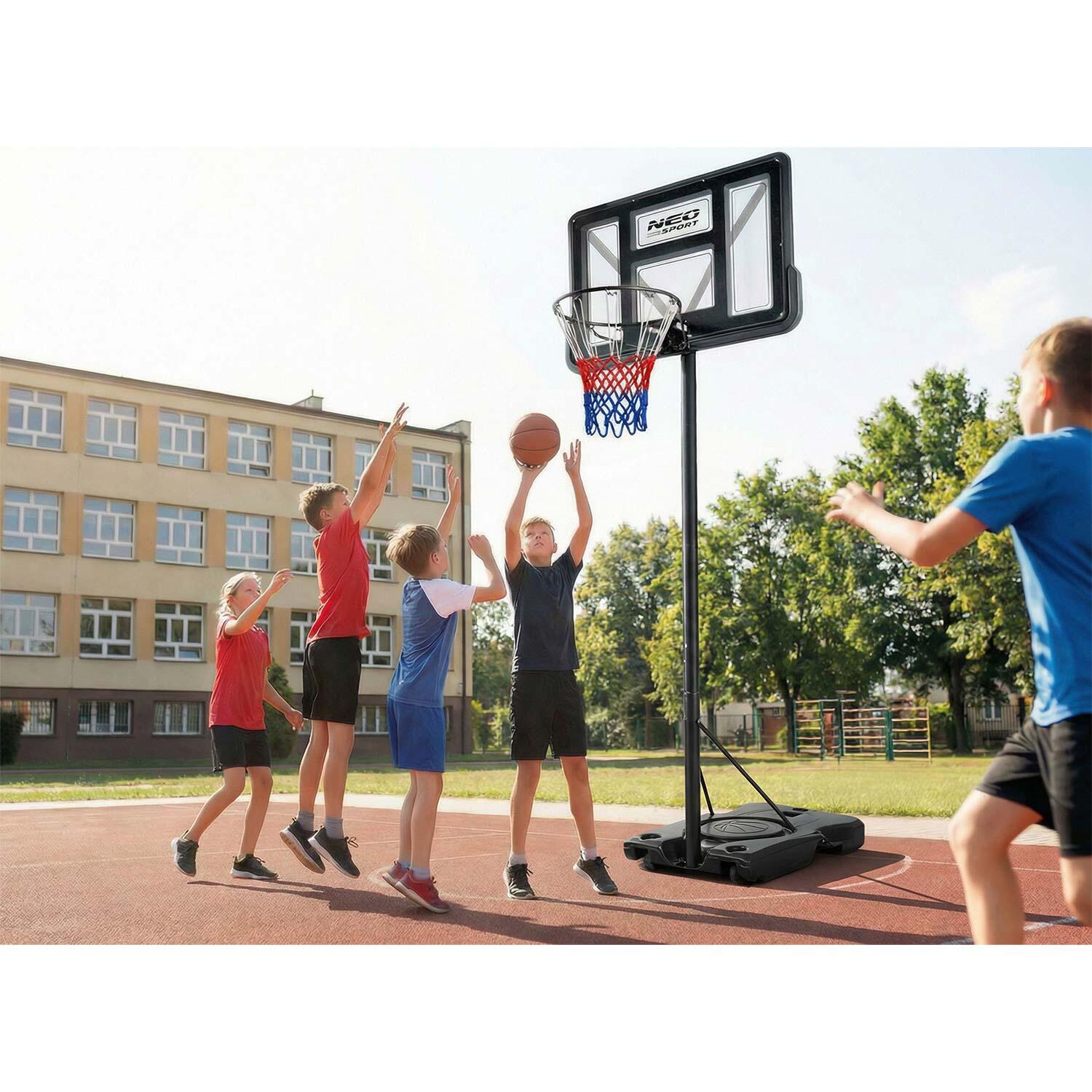 Kosz do koszykówki Neo-sport NS-282 regulowany 135-300 cm dla dzieci dorosłych 6/7