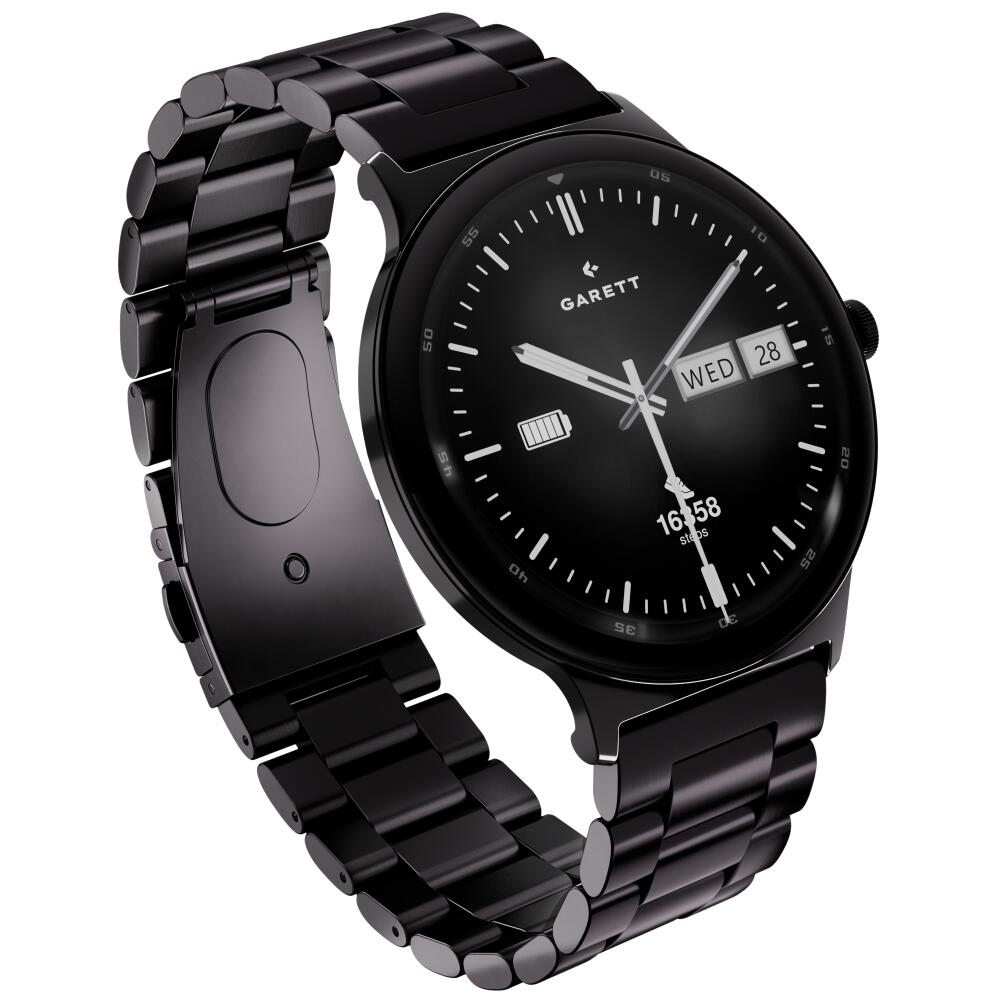 Smartwatch Garett Quantum czarny stalowy 2/7
