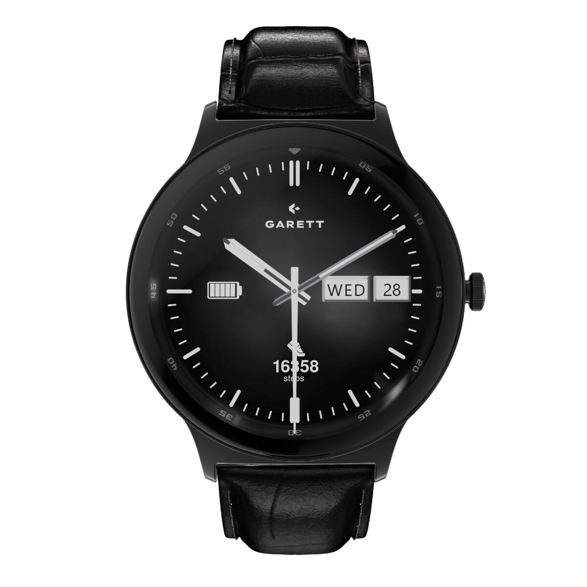 Smartwatch Garett Quantum czarny stalowy 6/7