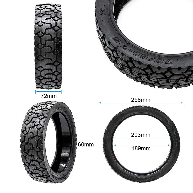 Neumático tubeless 70/60-7,5 EWHEEL RHINOTRACK Con gel antipinchazos 2/5