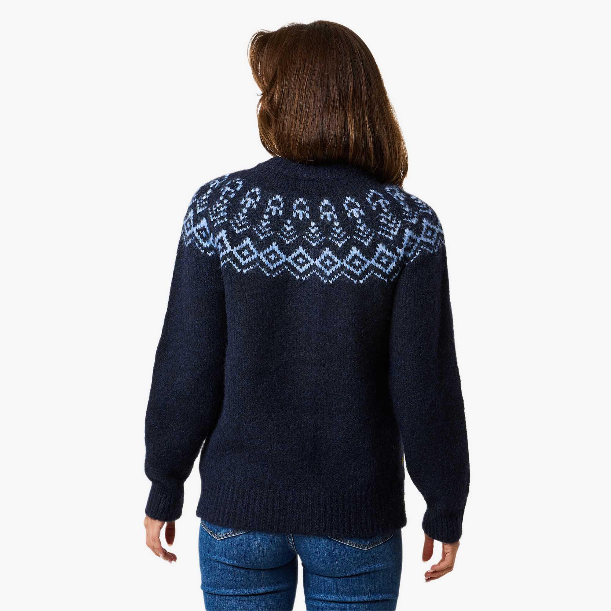 Dames sweaters cardigan Lofoten wol gebreid 2/7