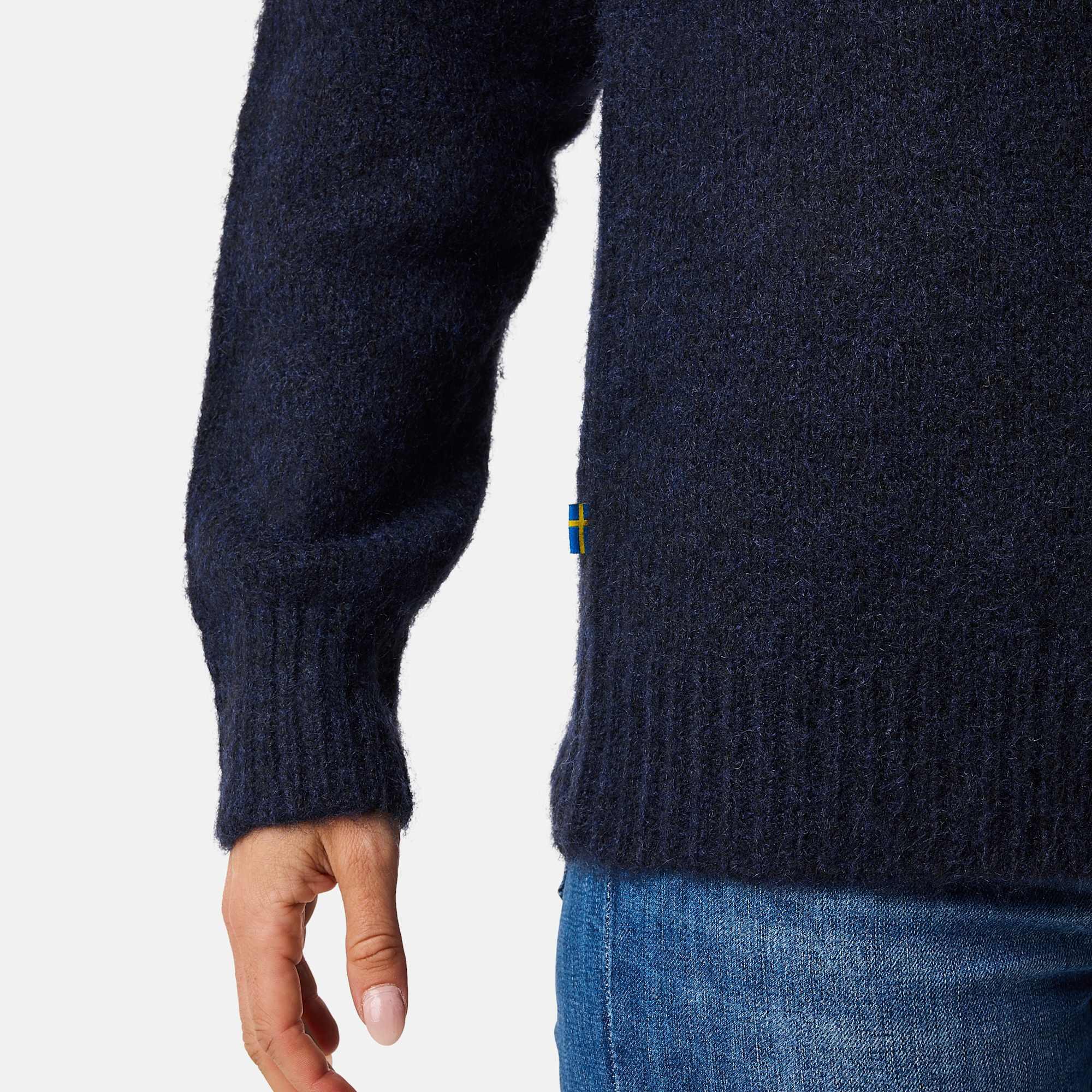 Dames sweaters cardigan Lofoten wol gebreid 7/7