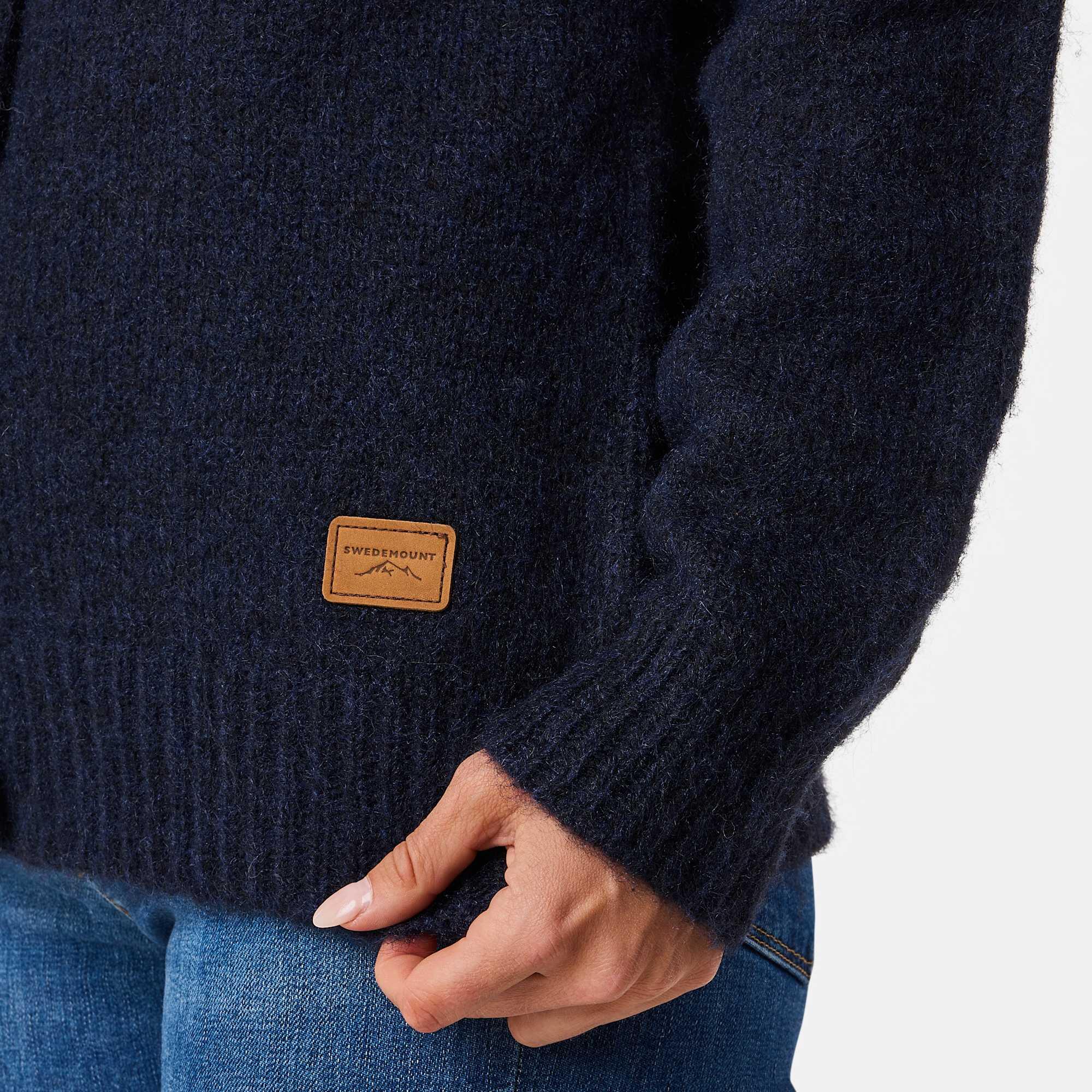 Dames sweaters cardigan Lofoten wol gebreid 6/7