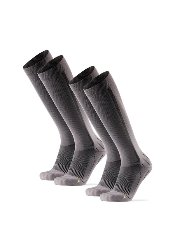 DANISH ENDURANCE Calcetines de compresión 2 pares 21–26 mmHg soporte graduado running y deporte