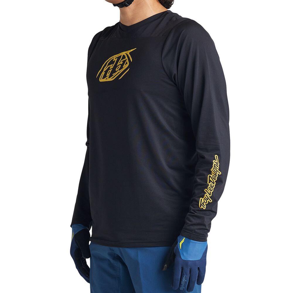 Troy Lee Designs Maillot Manches Longues Enfants - Sprint - Full Pull Black