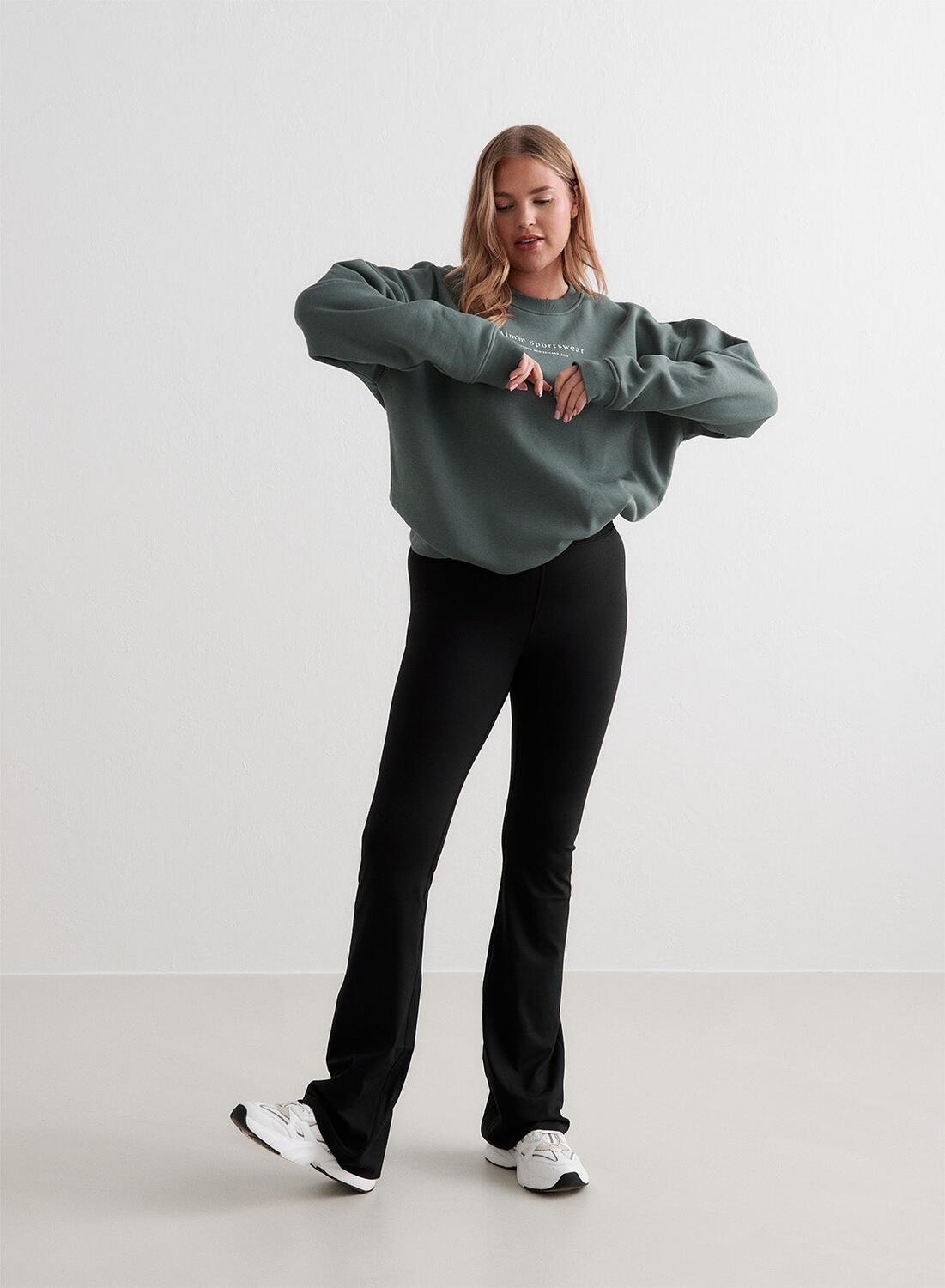 Mujer Sudadera Verde Salvia 5/6