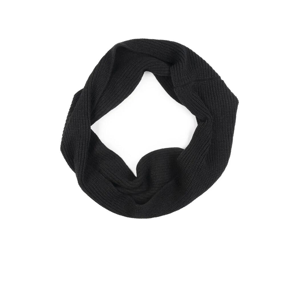 Winter knitted scarf