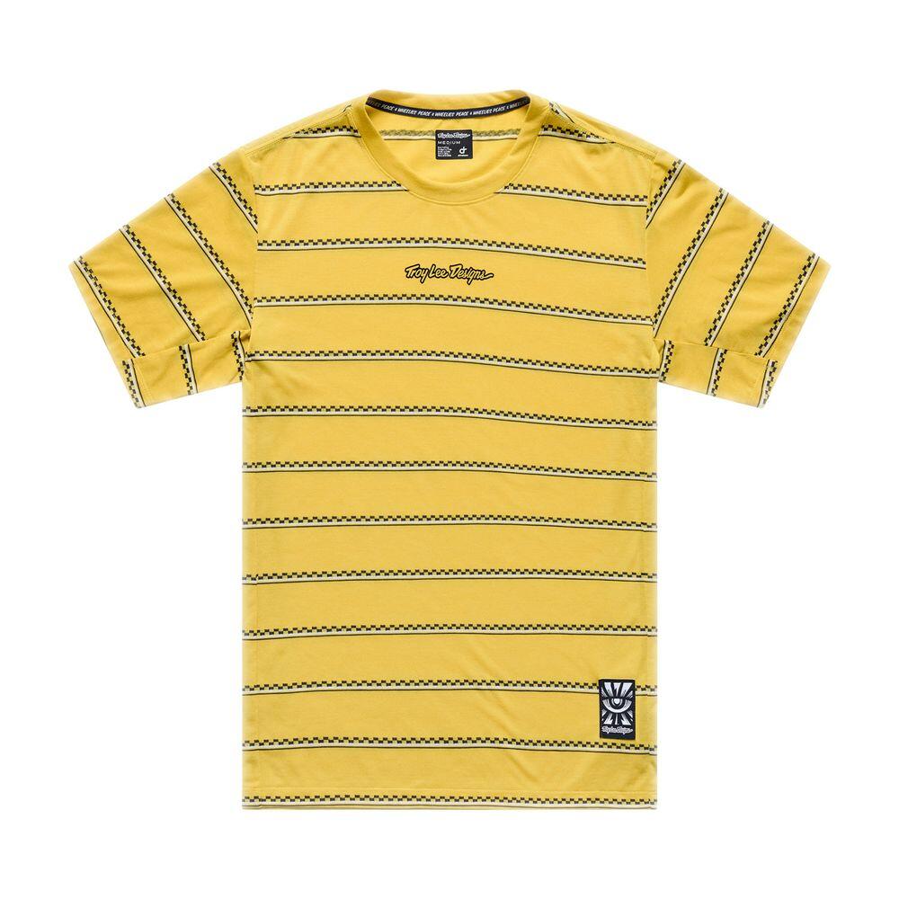 Camiseta Skyline Ride manga corta  - Checked Out - Amarillo - Butter|Lg 1/2
