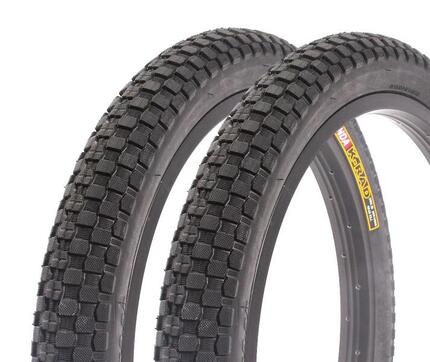 BMX Reifen SET KENDA K-RAD 20 x 2,35 Zoll schwarz