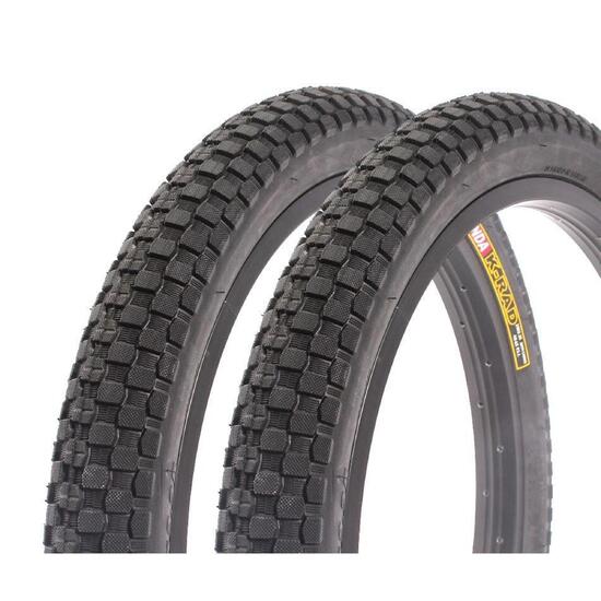 Zestaw opon BMX KENDA K-RAD 20 x 2,35 cala czarny