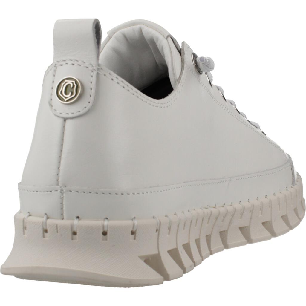 Deportivas Casual Mujer Suela Plana - Modelo 163105 Blanco 3/6