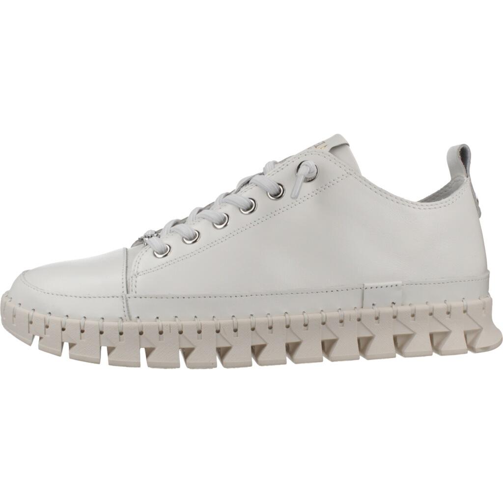 Deportivas Casual Mujer Suela Plana - Modelo 163105 Blanco 2/6