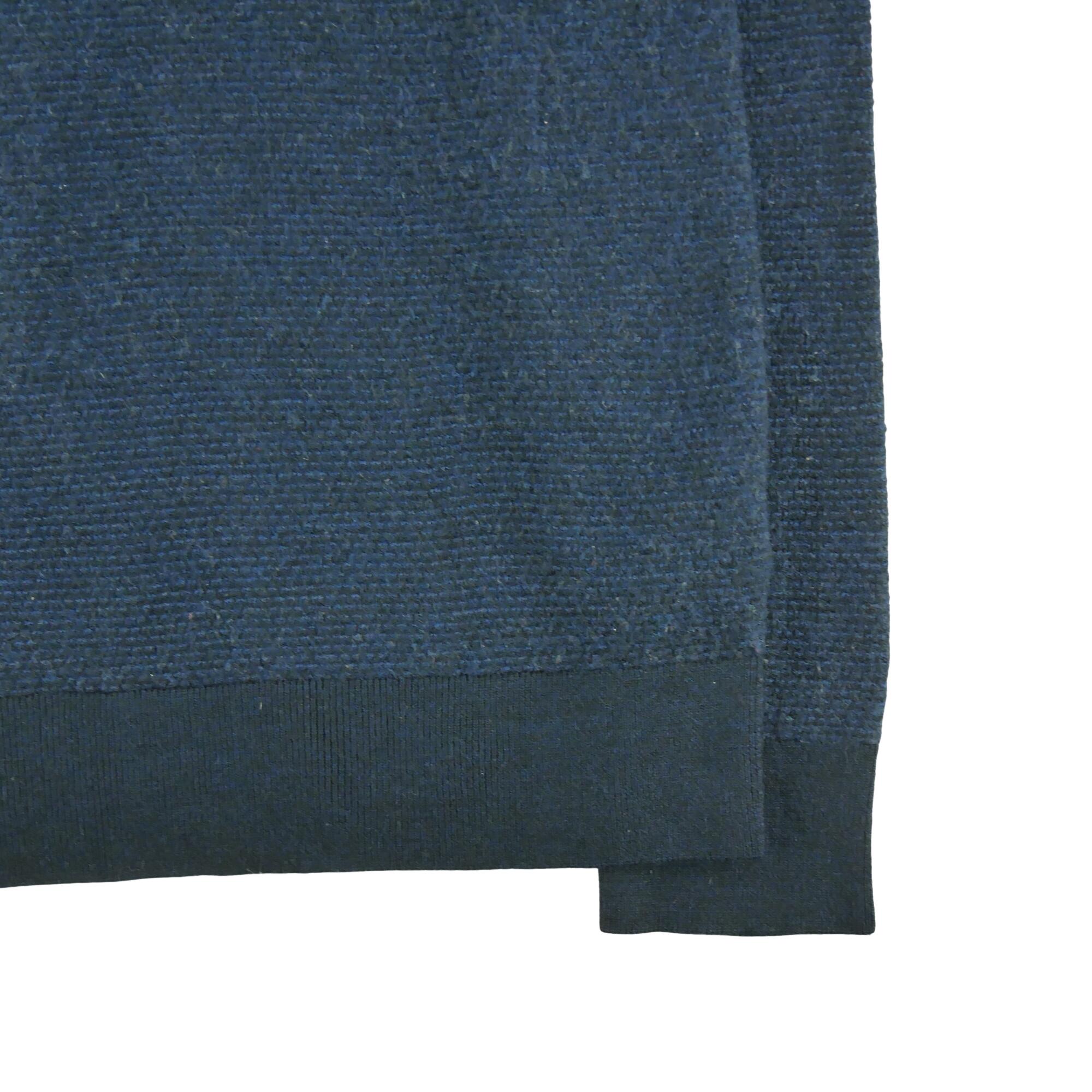 Maglione blu scuro con zip a quarto Uomo 5/7