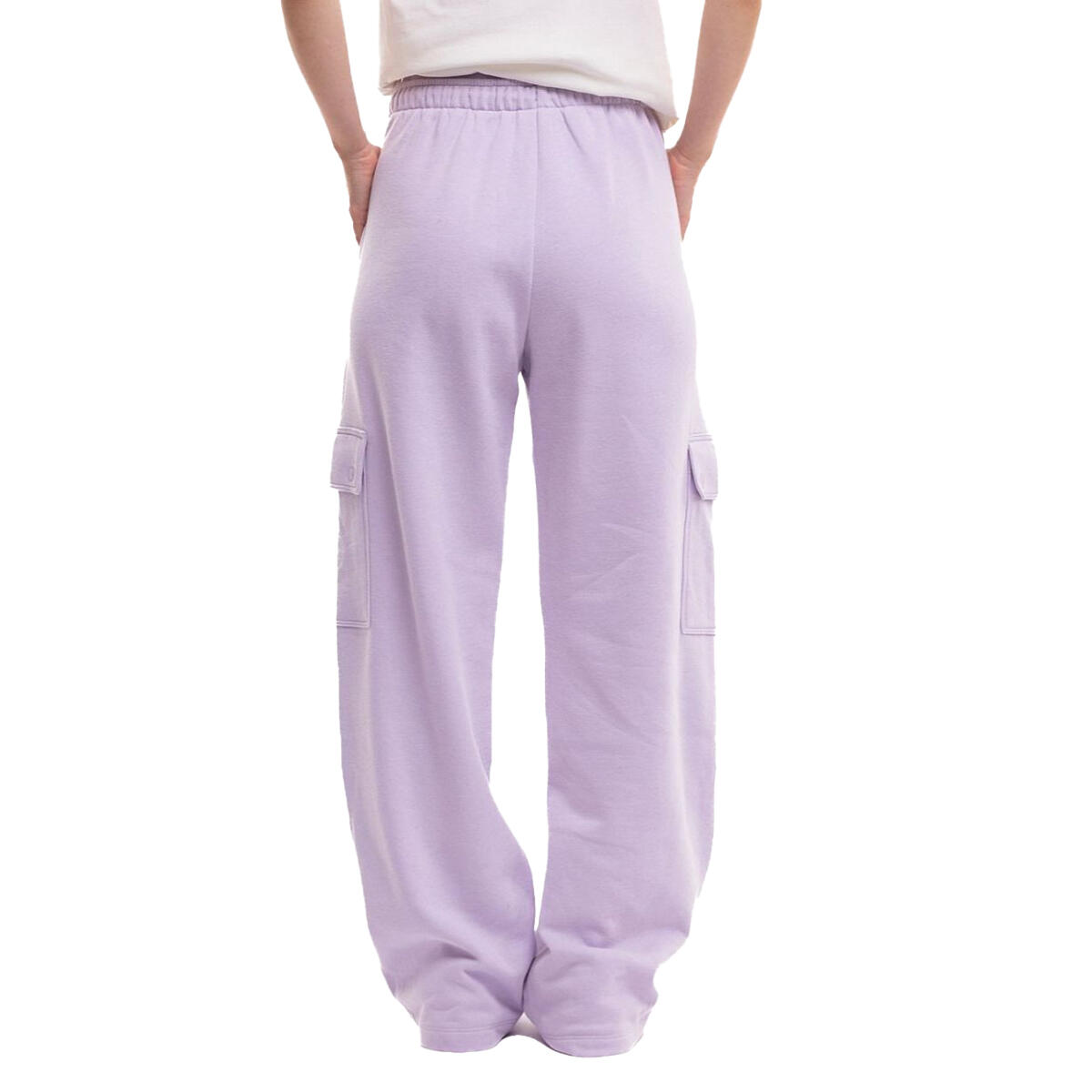 Pantalon À Poches Femme (Violet Clair) 4/4
