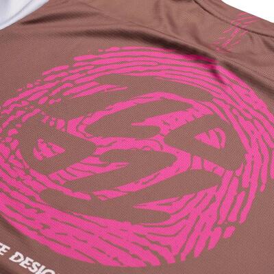 Maglia Ciclismo Uomo MTB FLOWLINE STACKED Blu