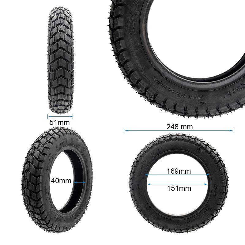 Neumático tubeless offroad 10x2-6 [Ewheel] 2/5