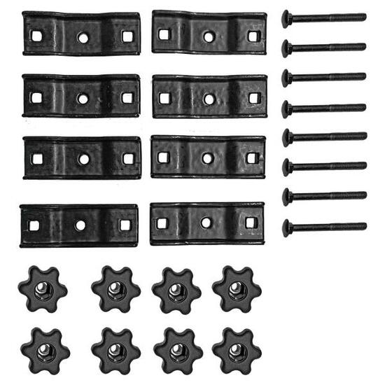 Adattatore per barre portatutto per portasci Menabo Frozen Alu Silver Ice Yelo