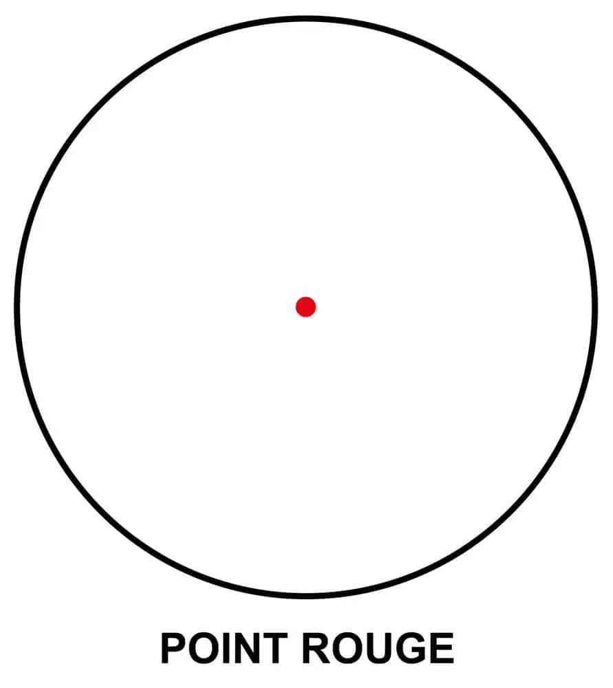 Point Rouge Microdot Bed 4 Diamètre 30 3/6