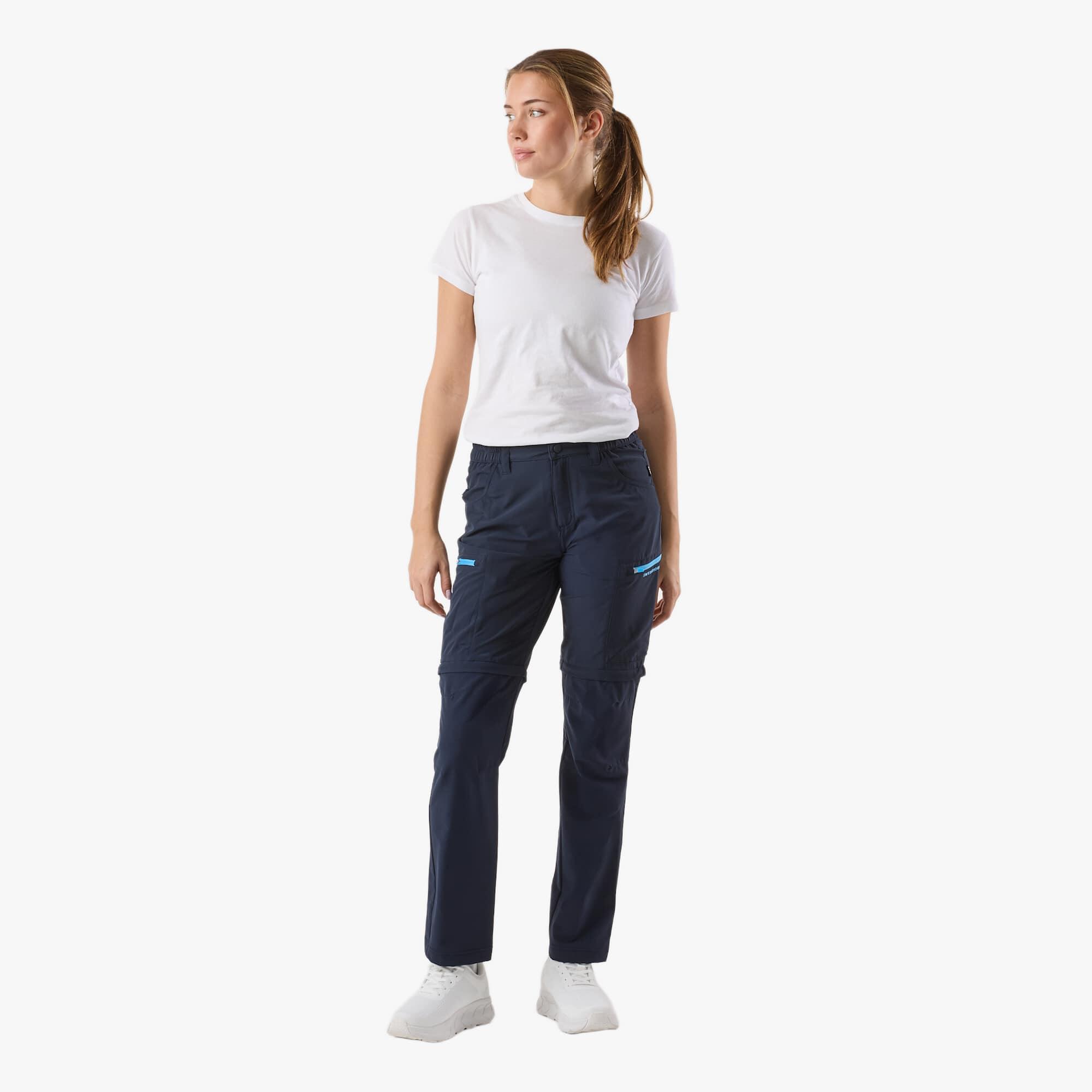 Pantalon randonnée femme déperlant Glittertind Zip-Off Pants 3/8