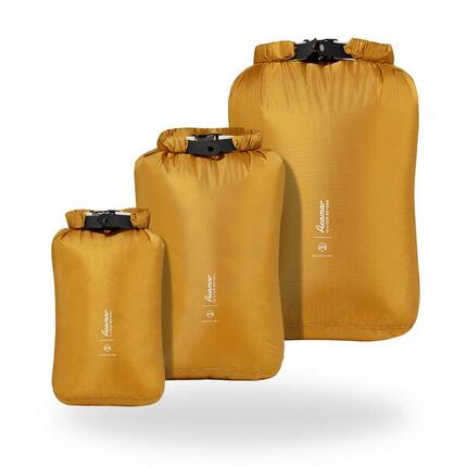 Drybag Set 5L, 10L, 15 litres, Dry Bag sac de séchage ultraléger, étanche, jaune