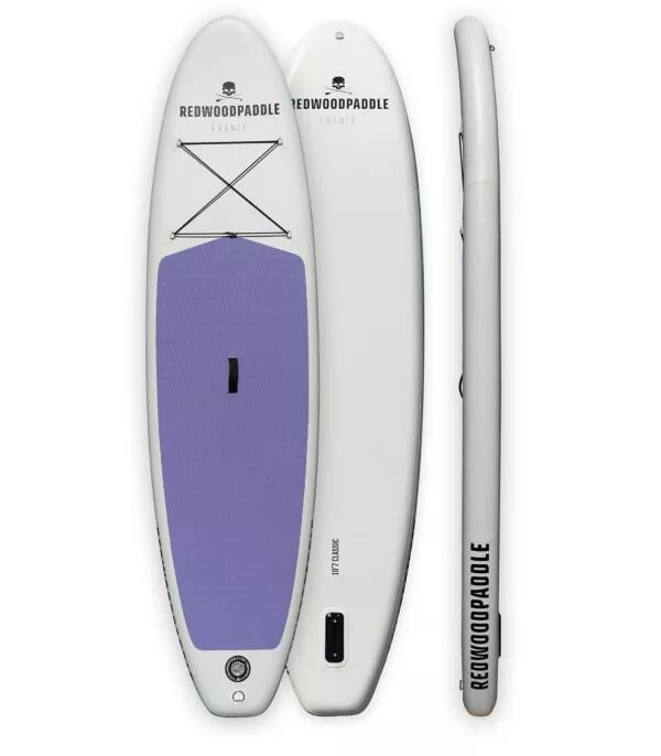 Aufblasbares Stand Up Paddle 10'7 Classic Lila 5/7