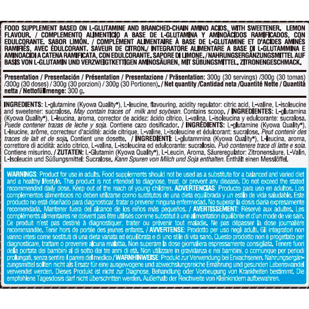 BCAA 8:1:1 + Glutammina - 300 g Limone LifePRO 3/6
