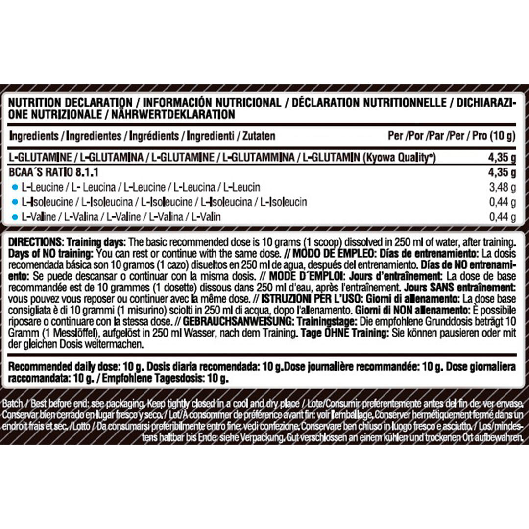 BCAA 8:1:1 + Glutammina - 300 g Limone LifePRO 4/6