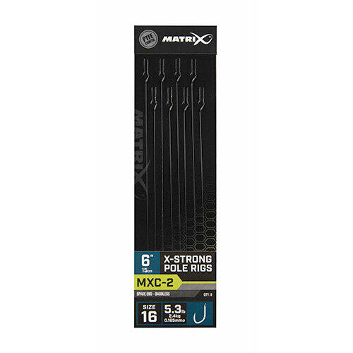 Bas de ligne sans ardillon Matrix MXC-2 standard X-strong pole rig x8 2/10