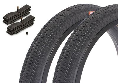Bmx banden set kenda kiniption 20 inch x 2,10 inch + binnenband av