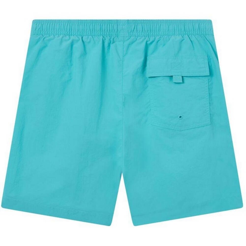Bermudas Diseño Logotipo Bordado para Hombre Verde 3/4