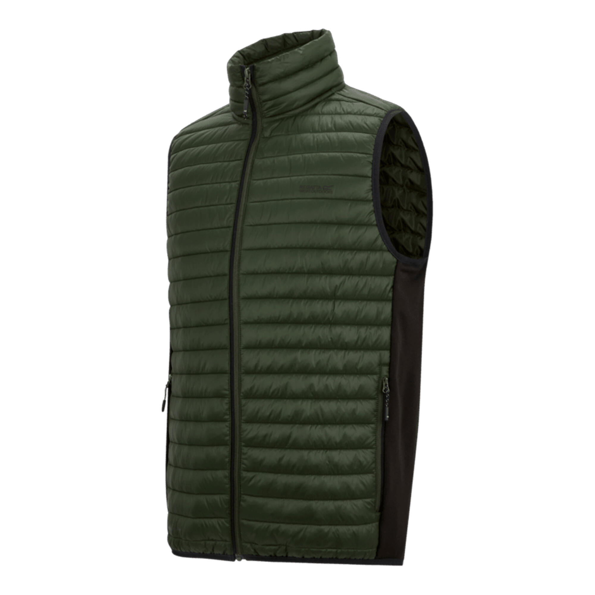"Andreson Hybrid" Steppjacke für Herren Dunkel-Khaki/Schwarz 3/4