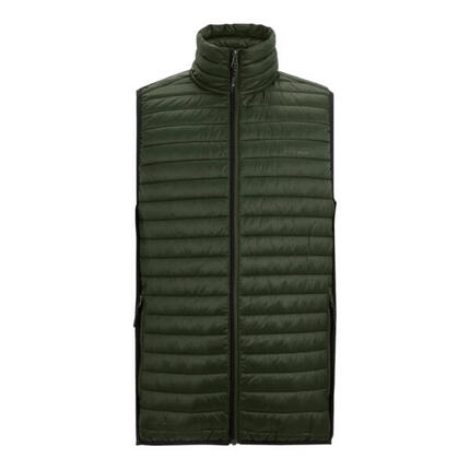 Veste Hybride Matelassée ANDRESON Homme (Kaki Foncé / Noir)
