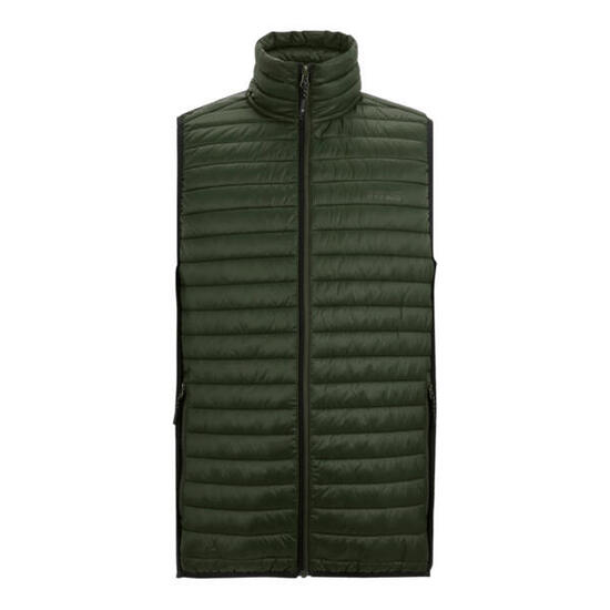 Veste Hybride Matelassée ANDRESON Homme (Kaki Foncé / Noir)