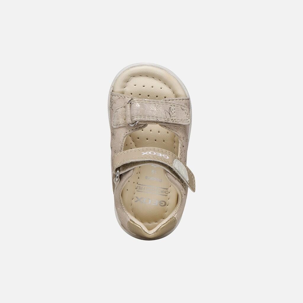 Sandales Bébé Fille B SANDAL MACCHIA GIR Beige/Platine 7/7