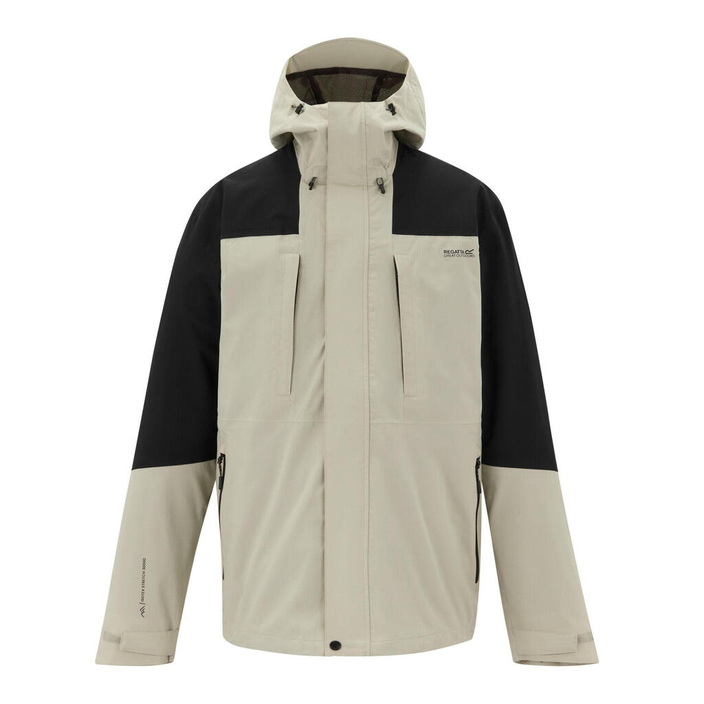 Mens Freesdale Waterproof Jacket (Abbeystone/Black)