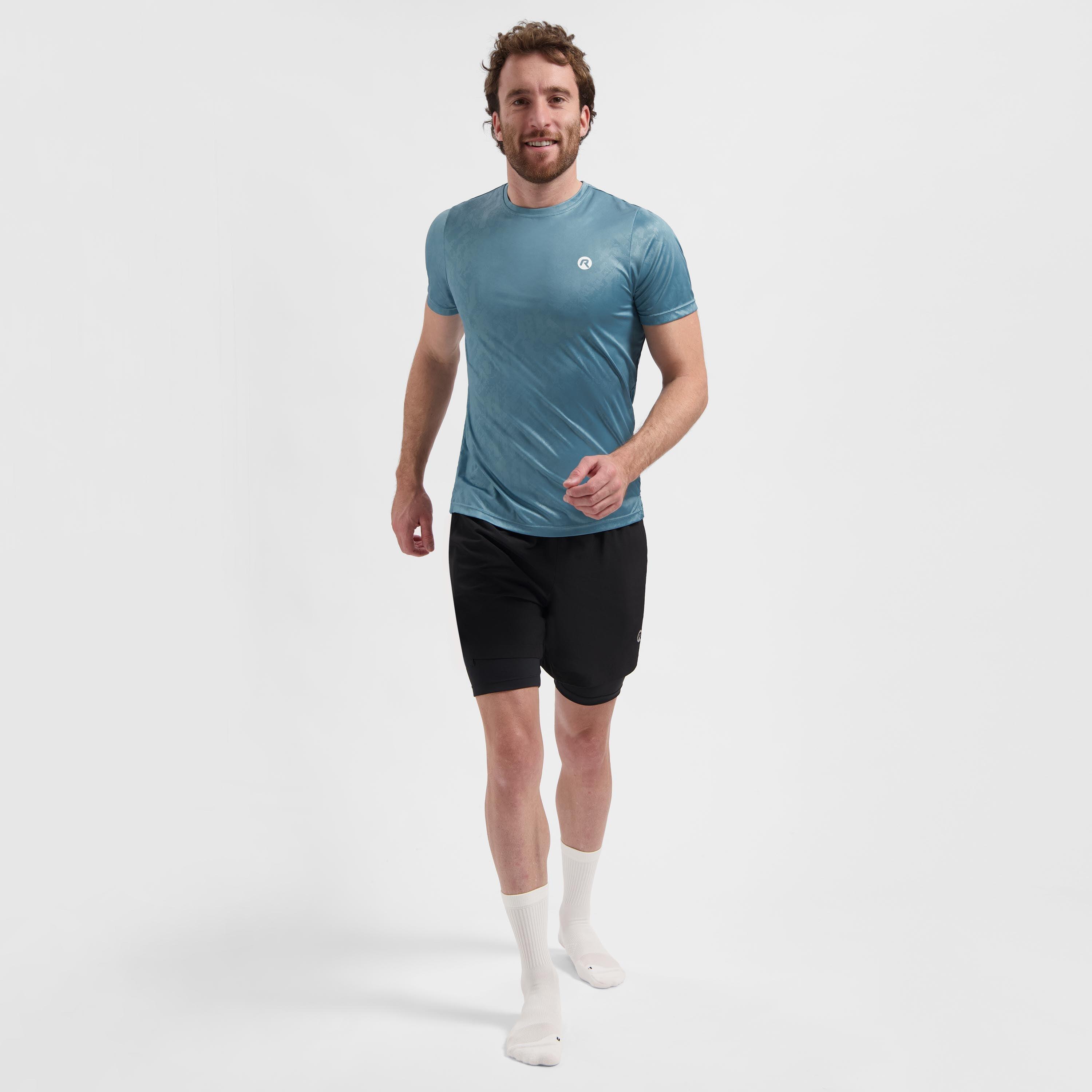 Sportshirt für Herren mit kurzen Ärmeln und Bewegungseffekt 7/7