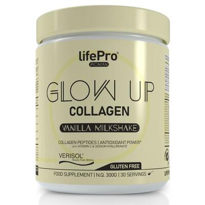 Glow up collageen - 300g vanille lifepro