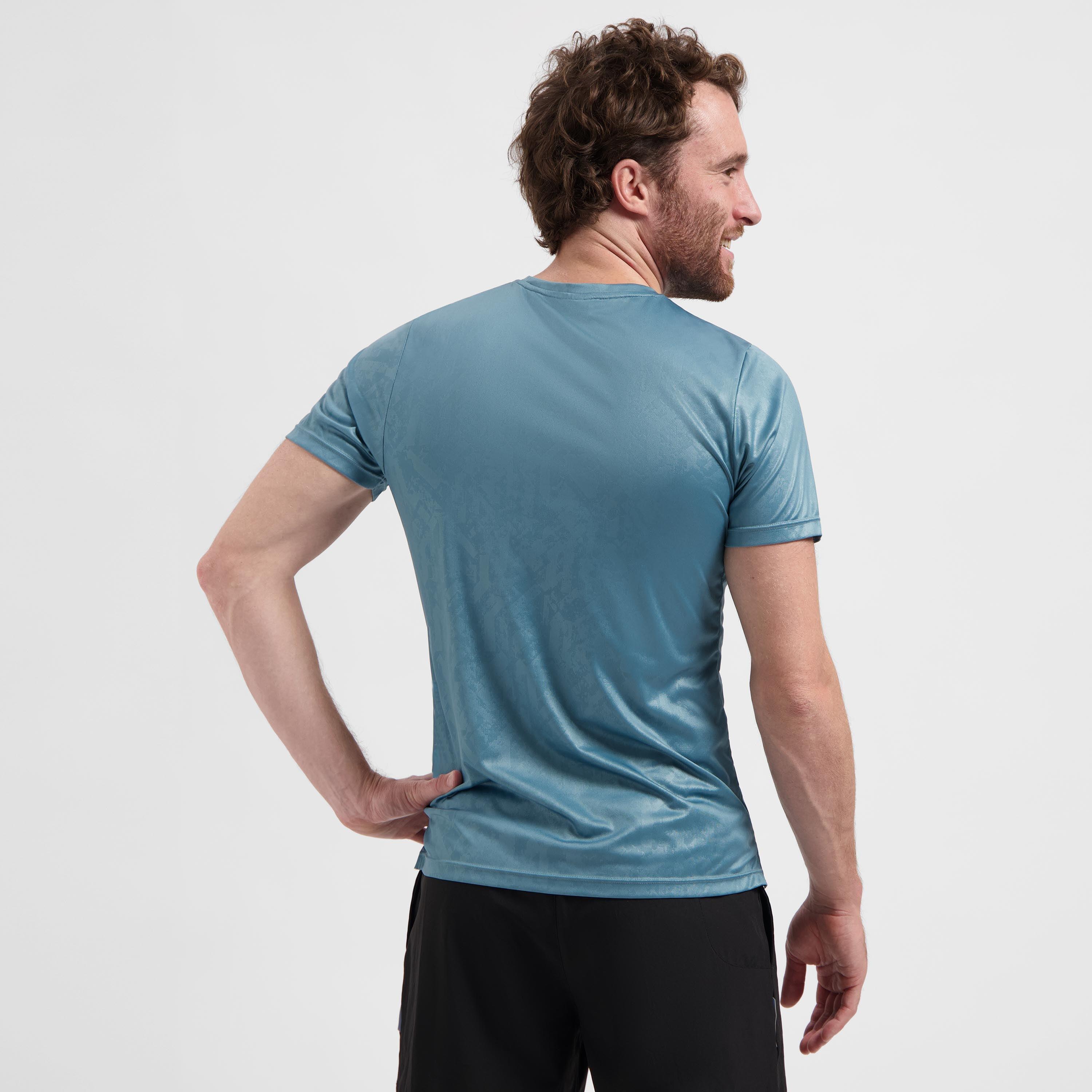Sportshirt für Herren mit kurzen Ärmeln und Bewegungseffekt 4/7