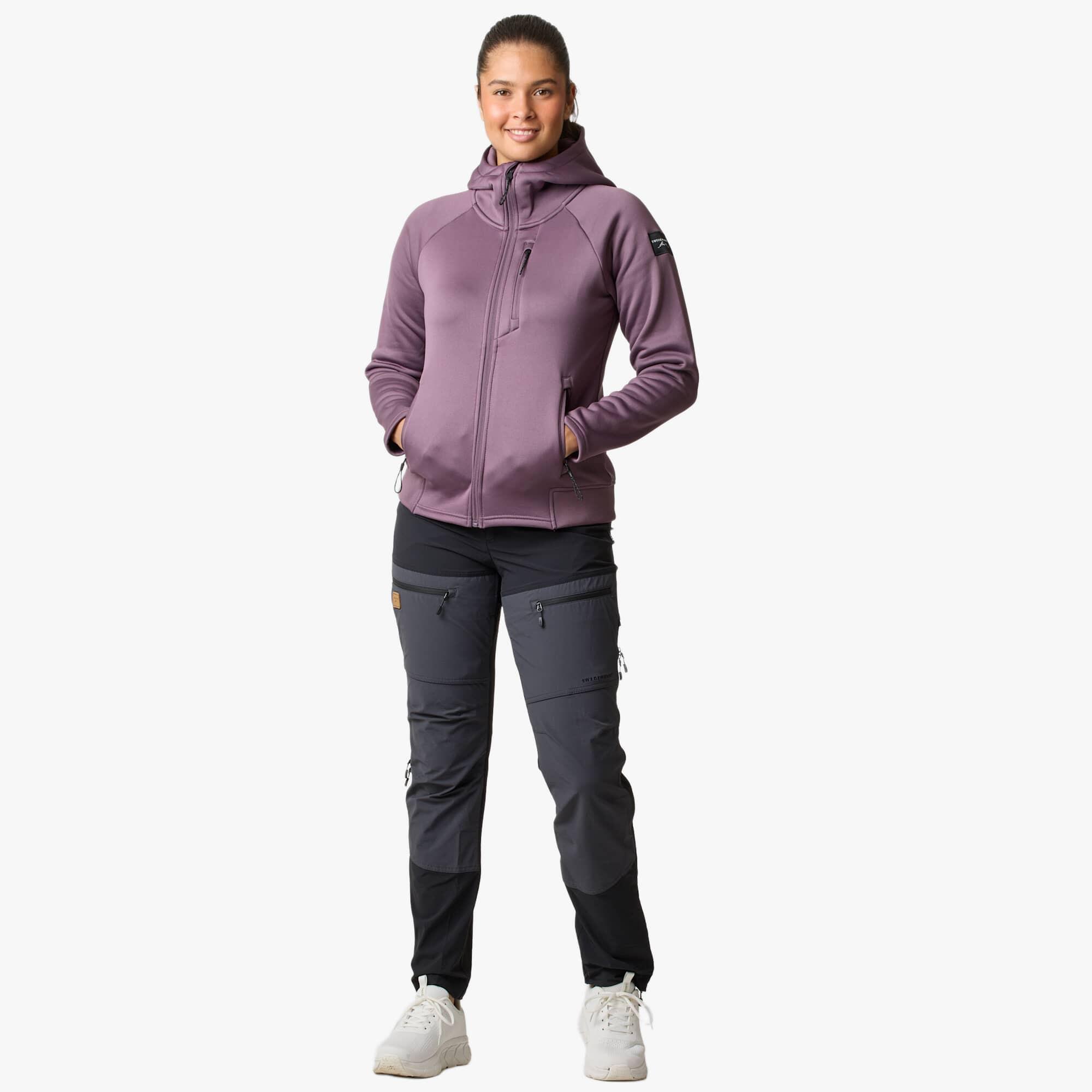 Sweat à capuche randonnée femme Tech Stretch Lofoten Hood 3/7