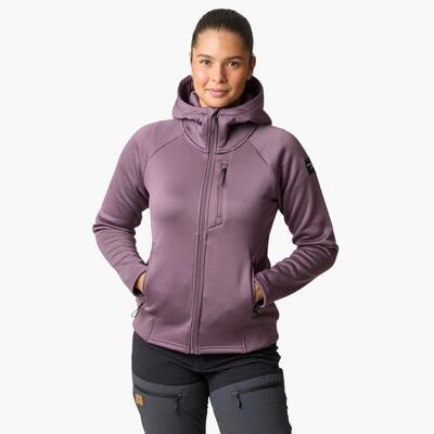 Fleece full-zip wandelen vrouw lofoten ademend