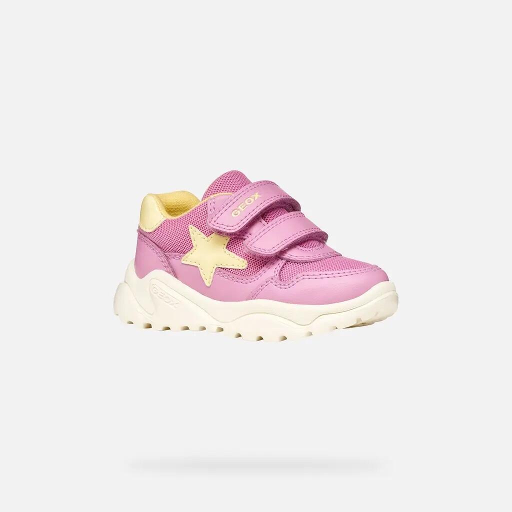 Baskets Bébé Fille B CIUFCIUF GIRL Rose Foncé/Jaune Clair 4/7