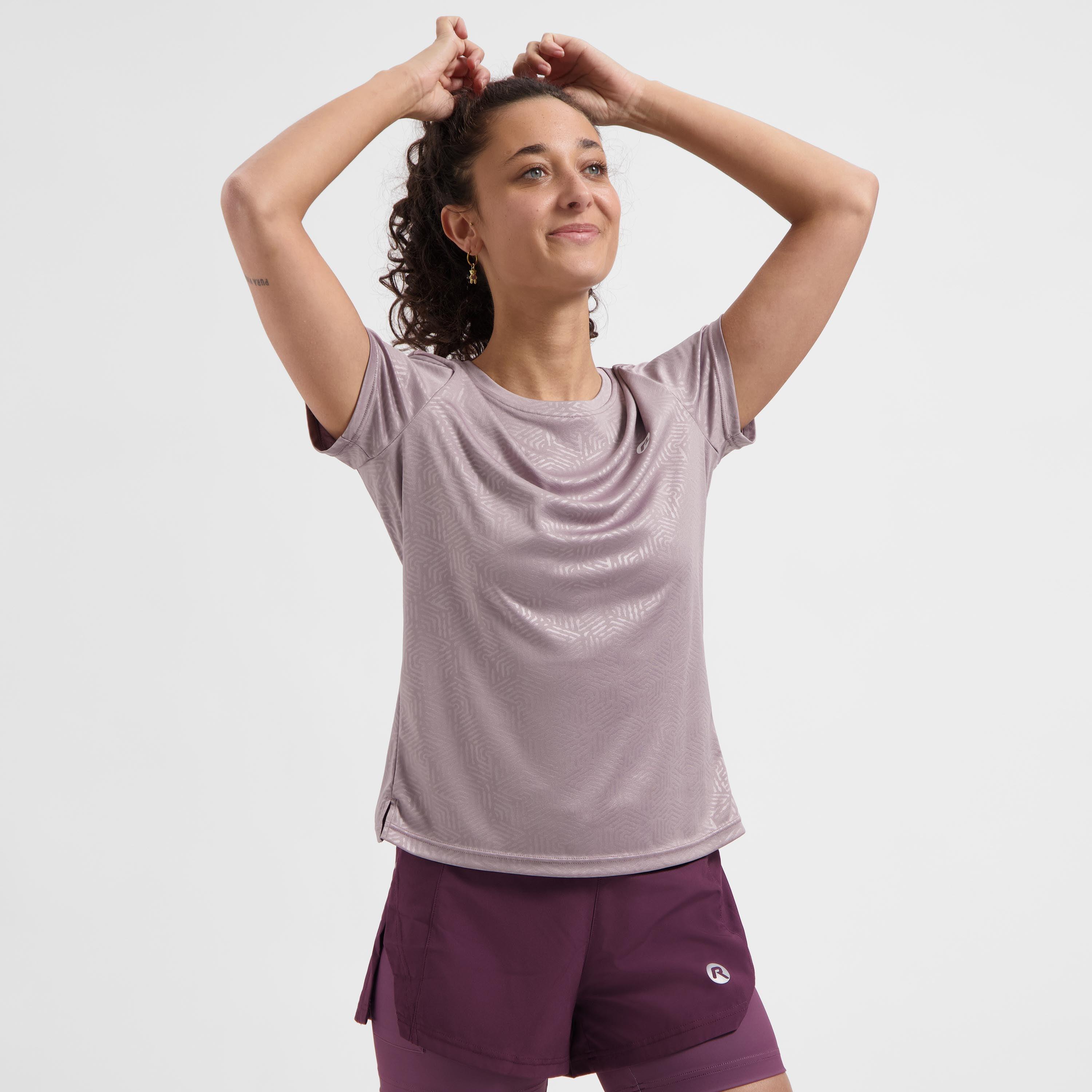 Damen-Sportshirt mit kurzen Ärmeln und Bewegungseffekt 7/7