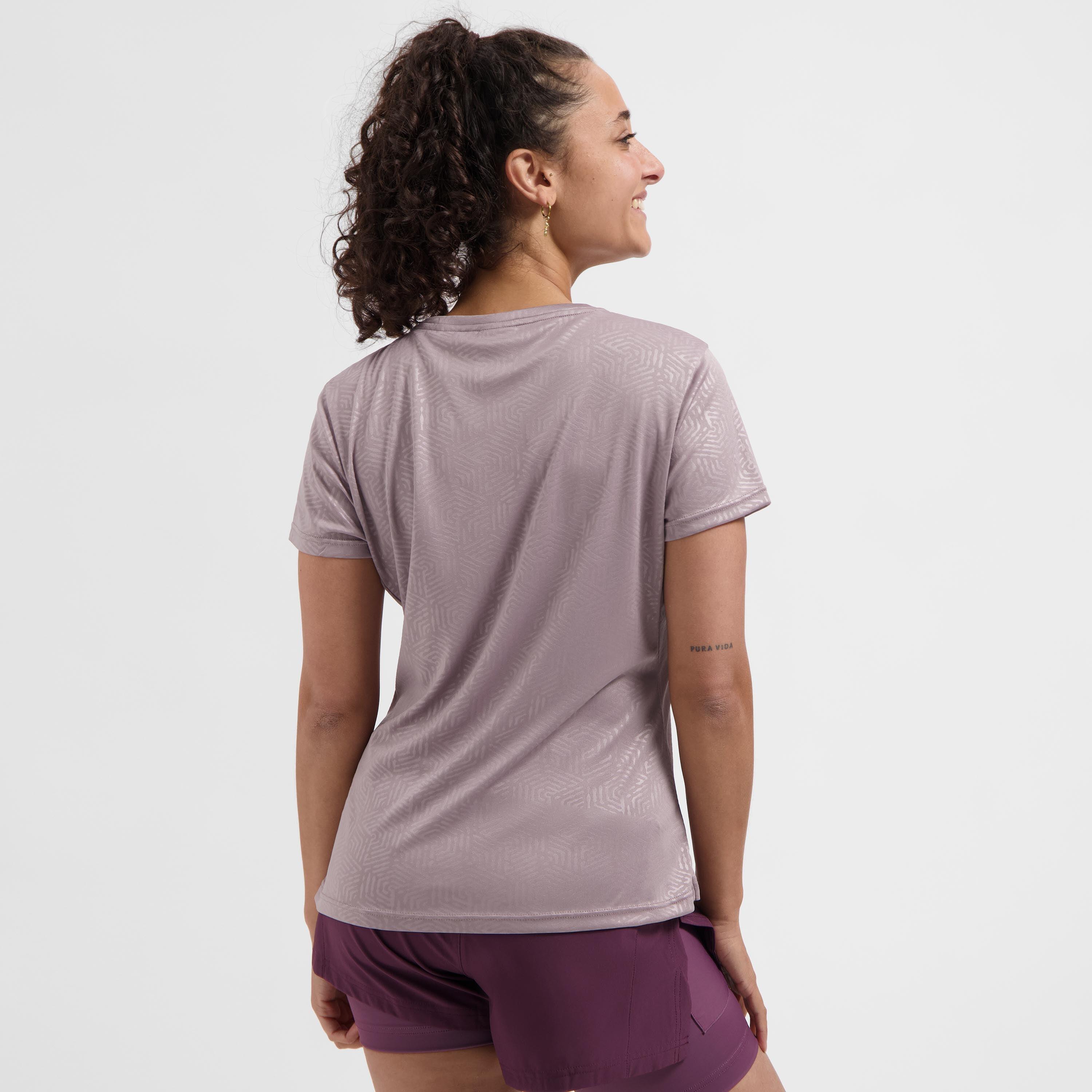 Damen-Sportshirt mit kurzen Ärmeln und Bewegungseffekt 4/7