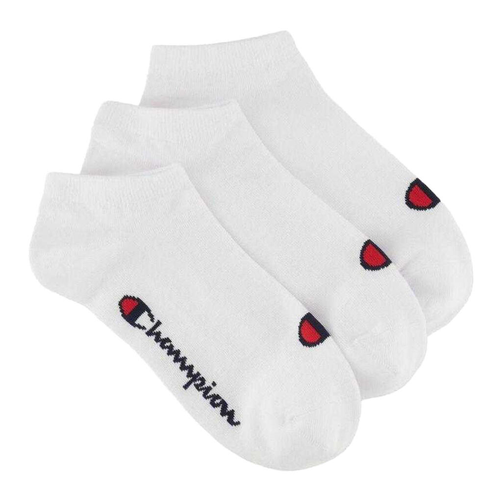 Unisex Adult Logo Socks (Pack of 3) (White)